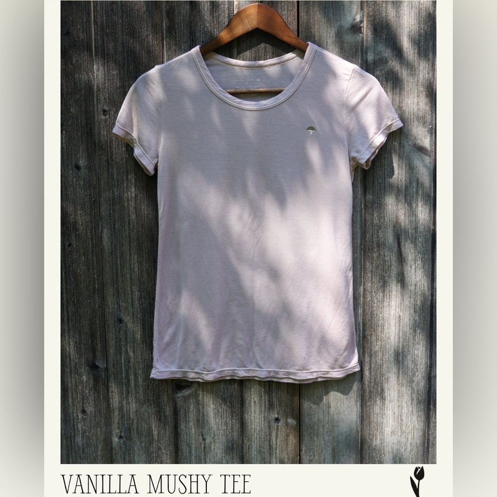 Purusha People Vanilla Mushy Tee size 3X